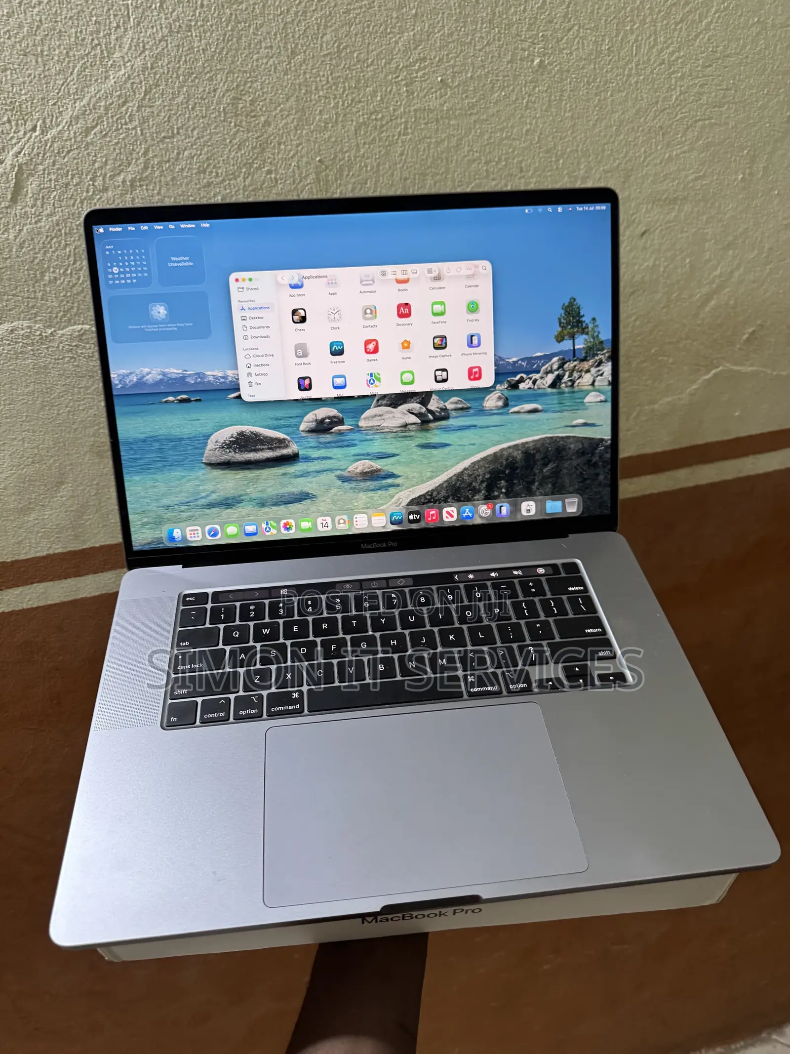 Laptop Apple MacBook Pro 2019 16GB Intel Core i7 SSD 512GB
