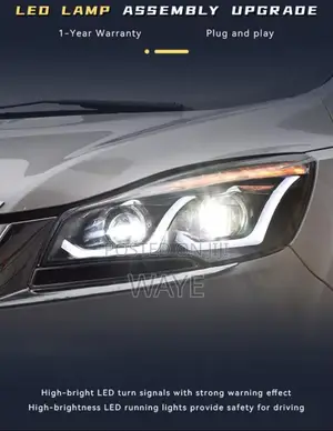 AKD Cars Styling Headlight for Ford Kuga Escape Headlights LED Running
