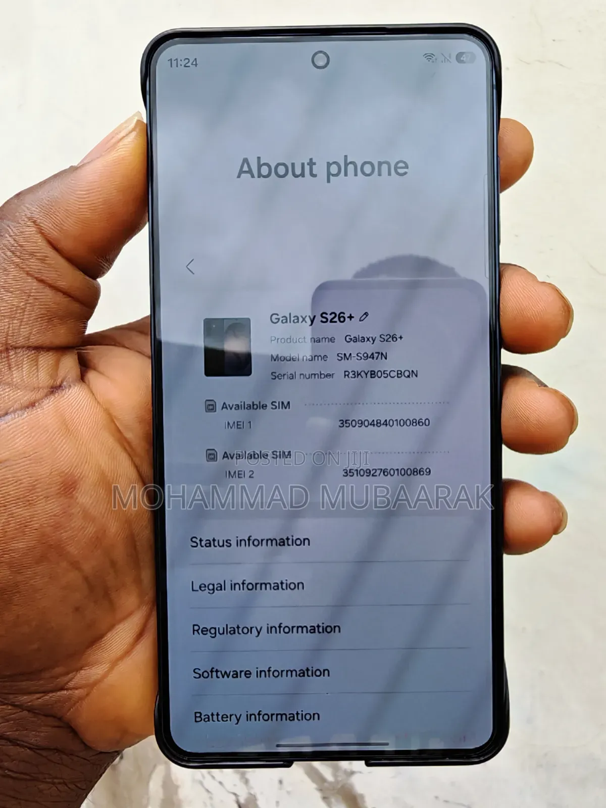 Samsung Galaxy S26+ 256 GB Black