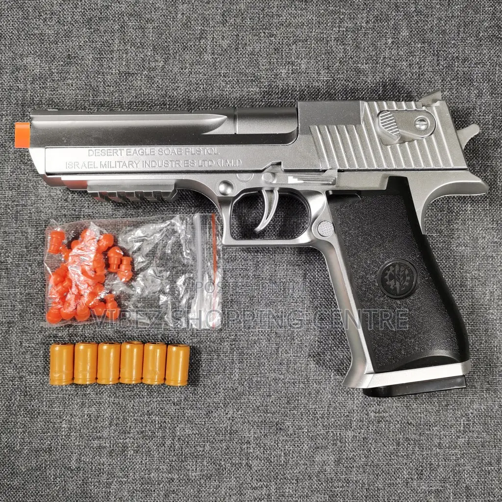 Cyber X Magnum Desert Eagle Toy Rubber Bullet Pistol Gun