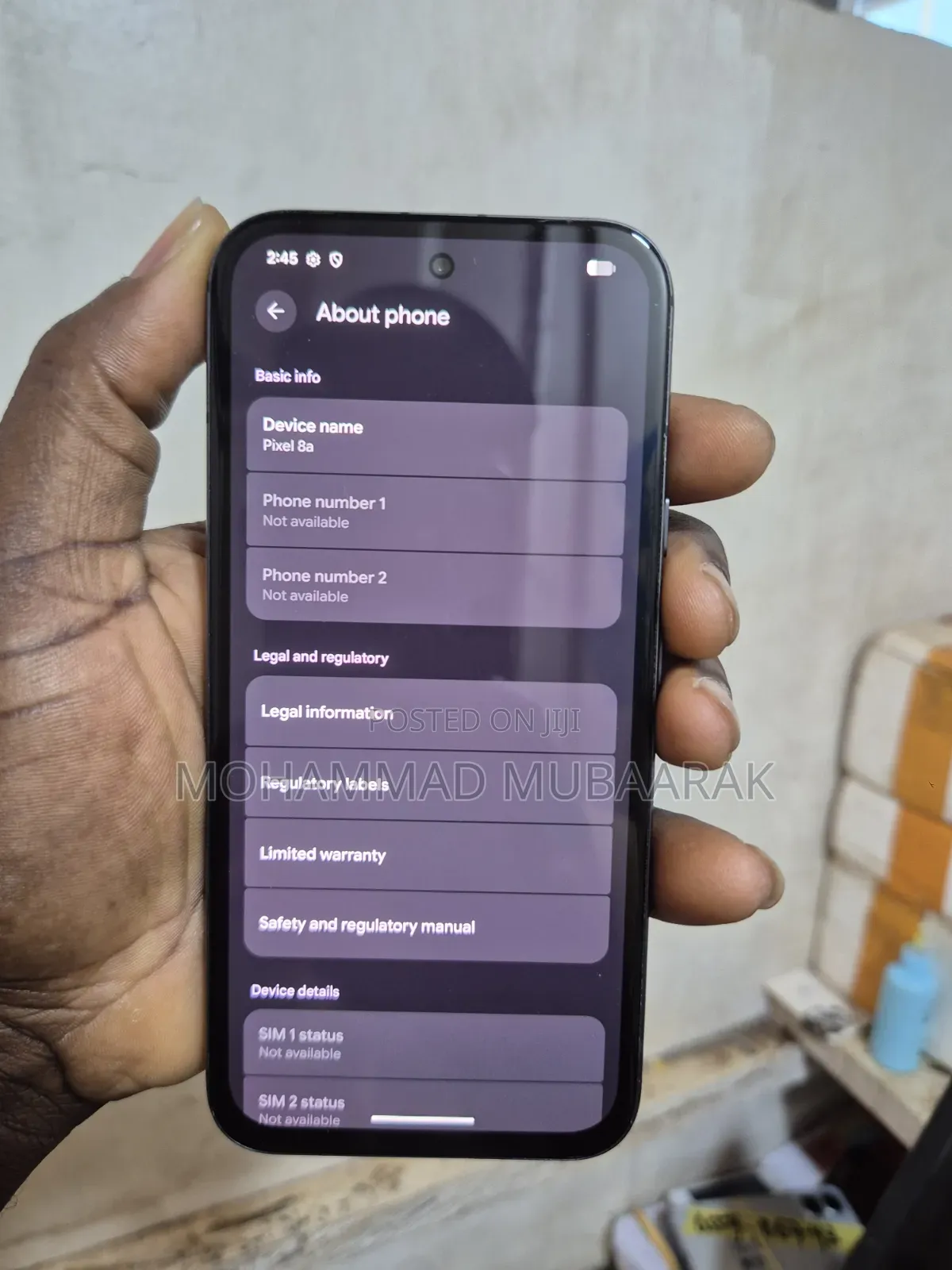 Google Pixel 8a 128 GB Black