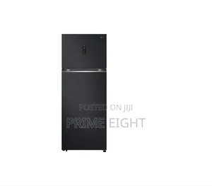 LG GN-F452PFAQ 473L Top-Freezer Refrigerator in Essence Matt Black