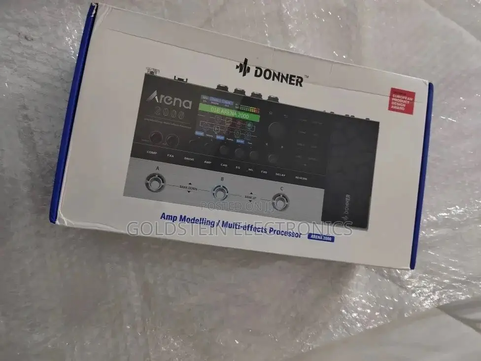 Guitar Multi-Effects Pedal Donner Arena 2000 With Bluetooth