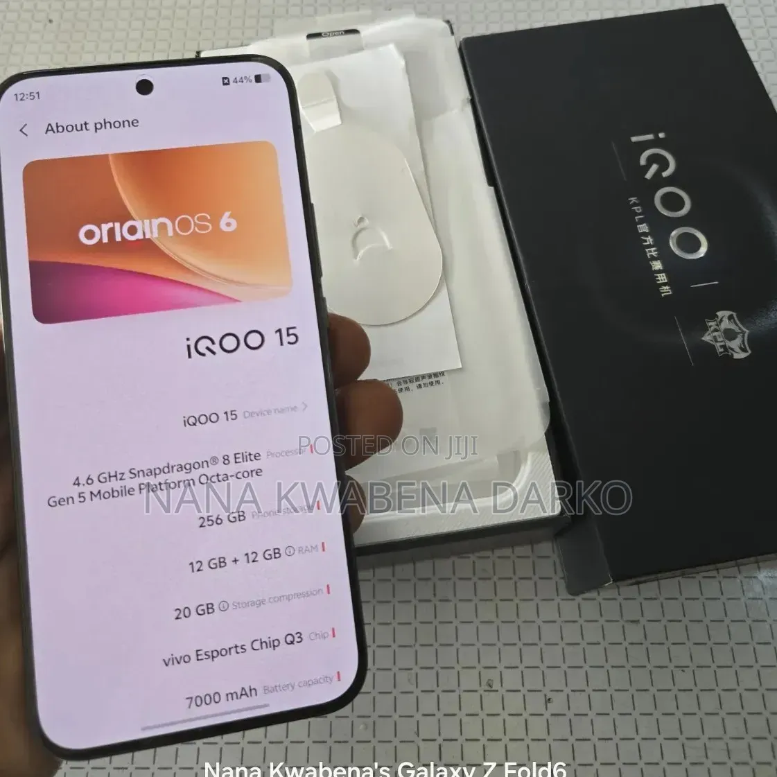 Vivo iQOO 15 256 GB Black