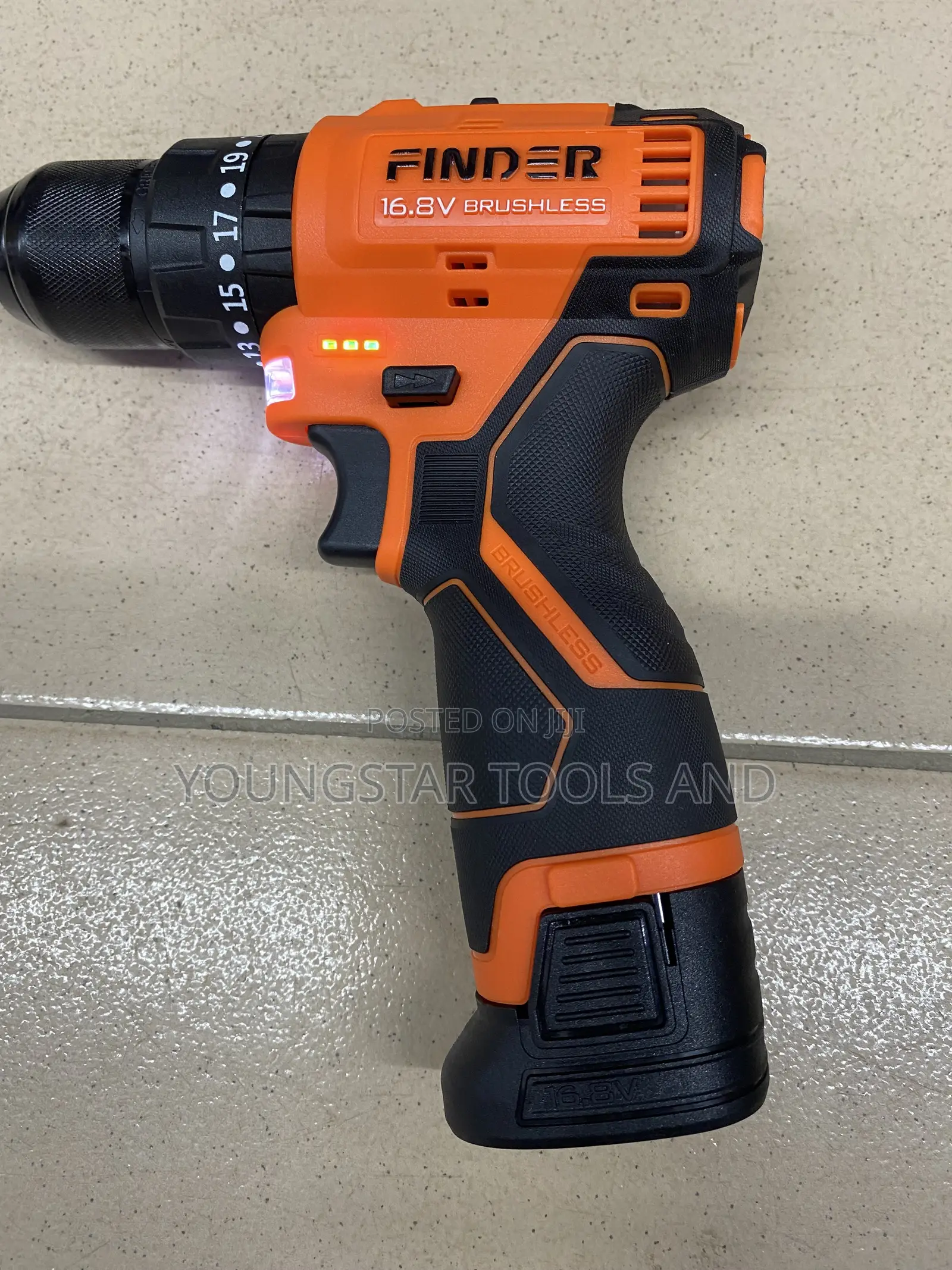 Finder 16.8V Cordless Impact Drill Set(MAX Series)-With 83 Accessories