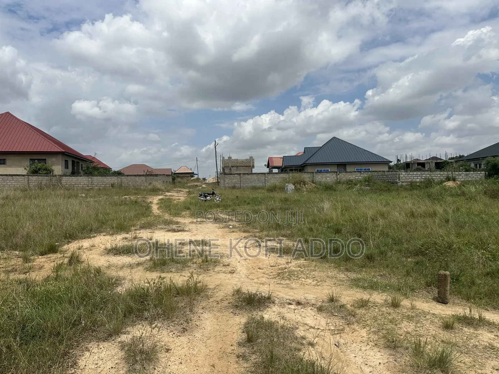 Registered With Land Title Certificate Land at Adjen Kotoku for Sale