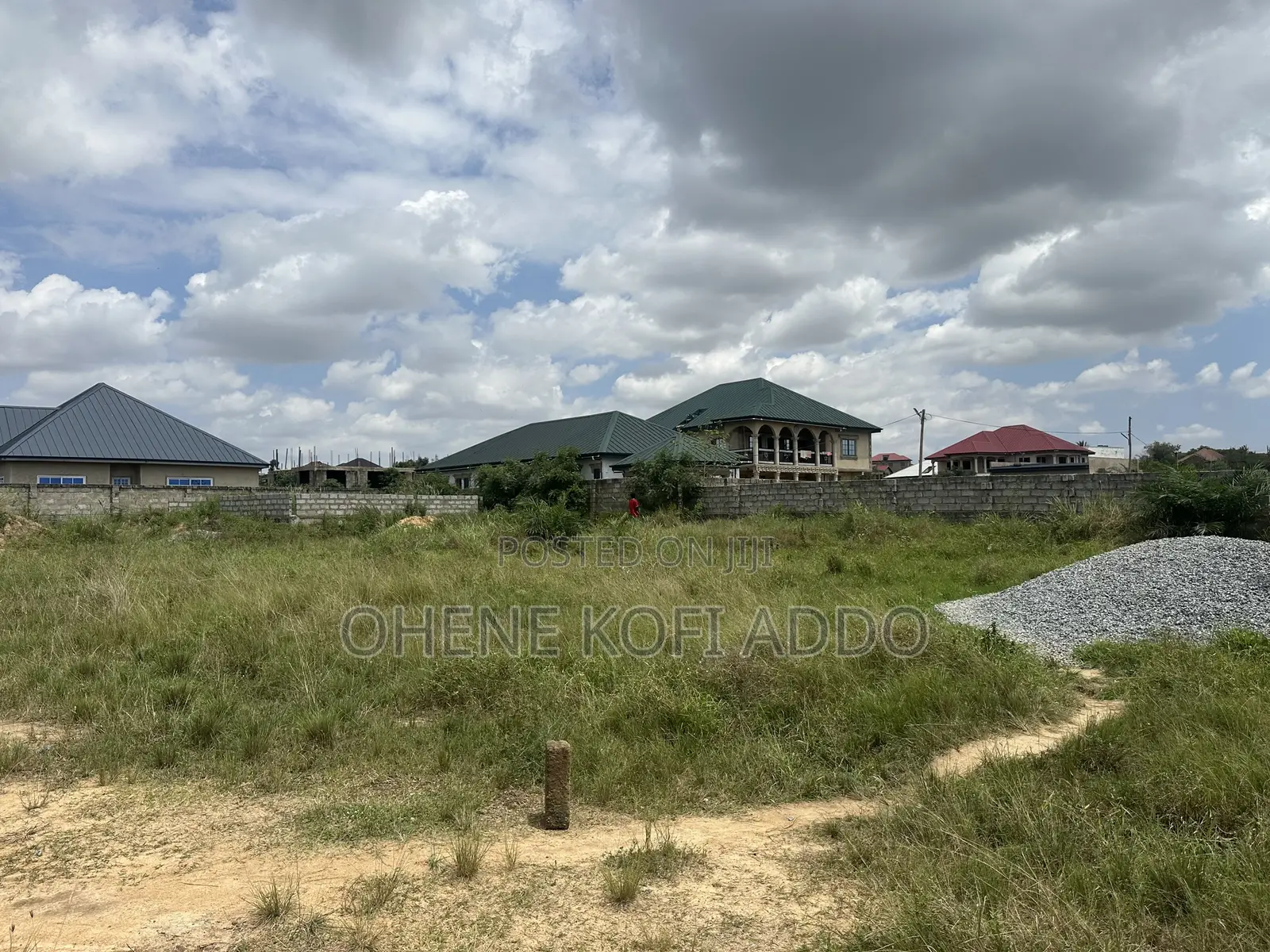 Registered With Land Title Certificate Land at Adjen Kotoku for Sale