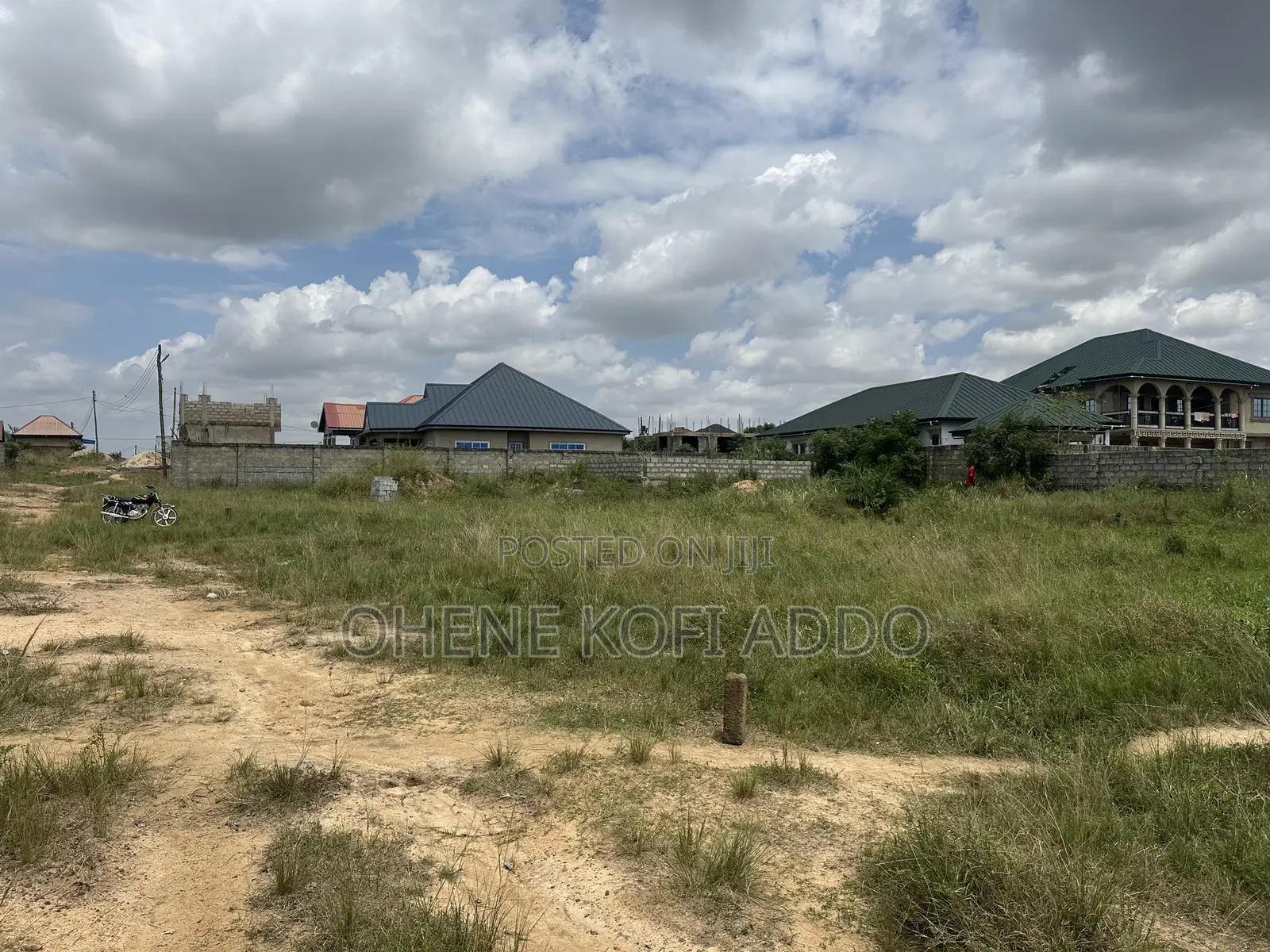 Registered With Land Title Certificate Land at Adjen Kotoku for Sale
