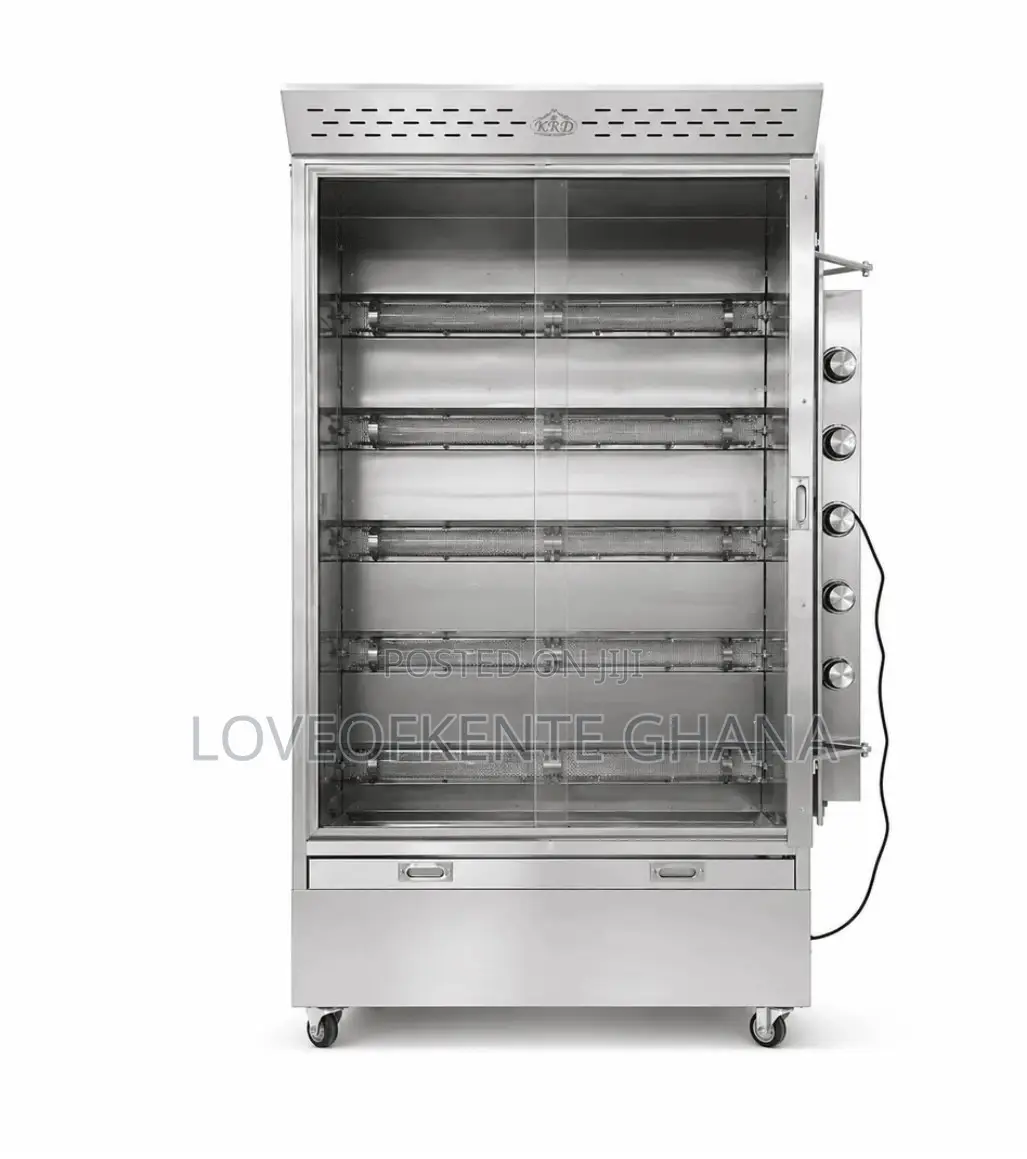 Gas Chicken Rotisserie Cabinet Oven 8 Spit 40 Chickens KY8B