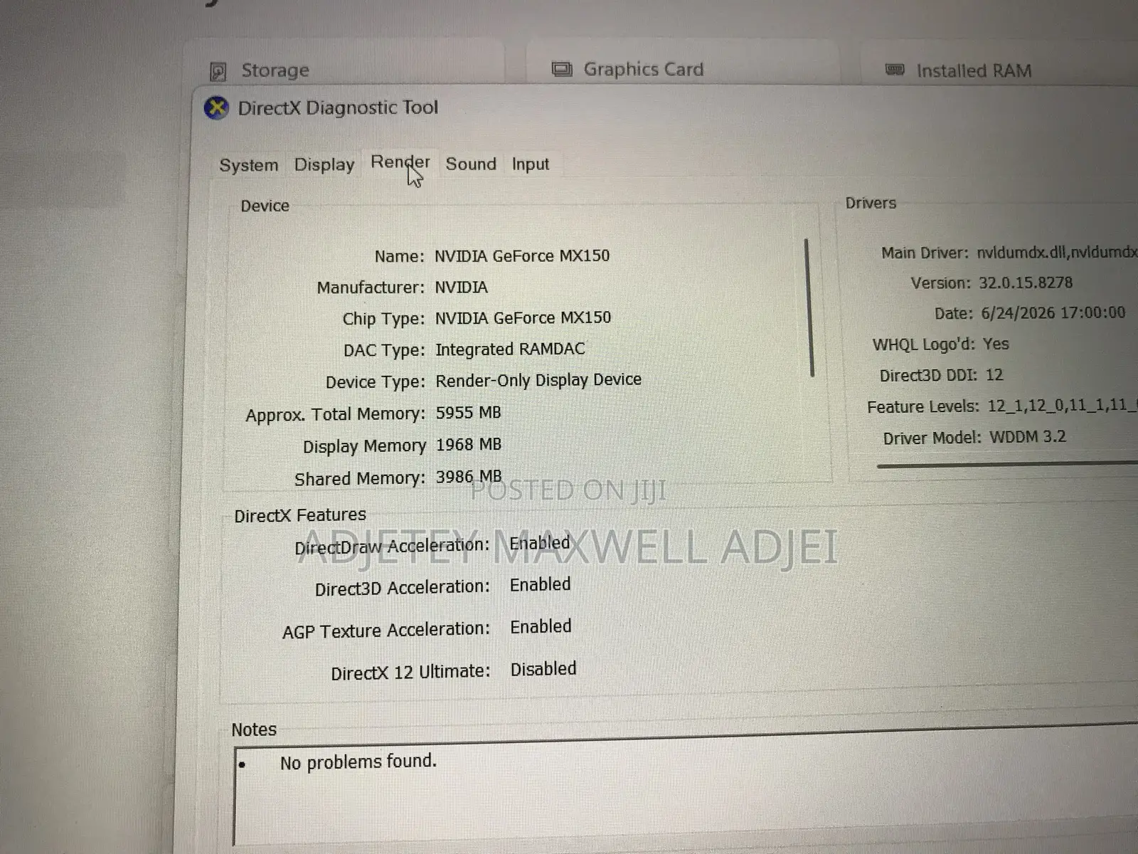 Laptop Dell Latitude 5501 8GB Intel Core i5 SSD 256GB