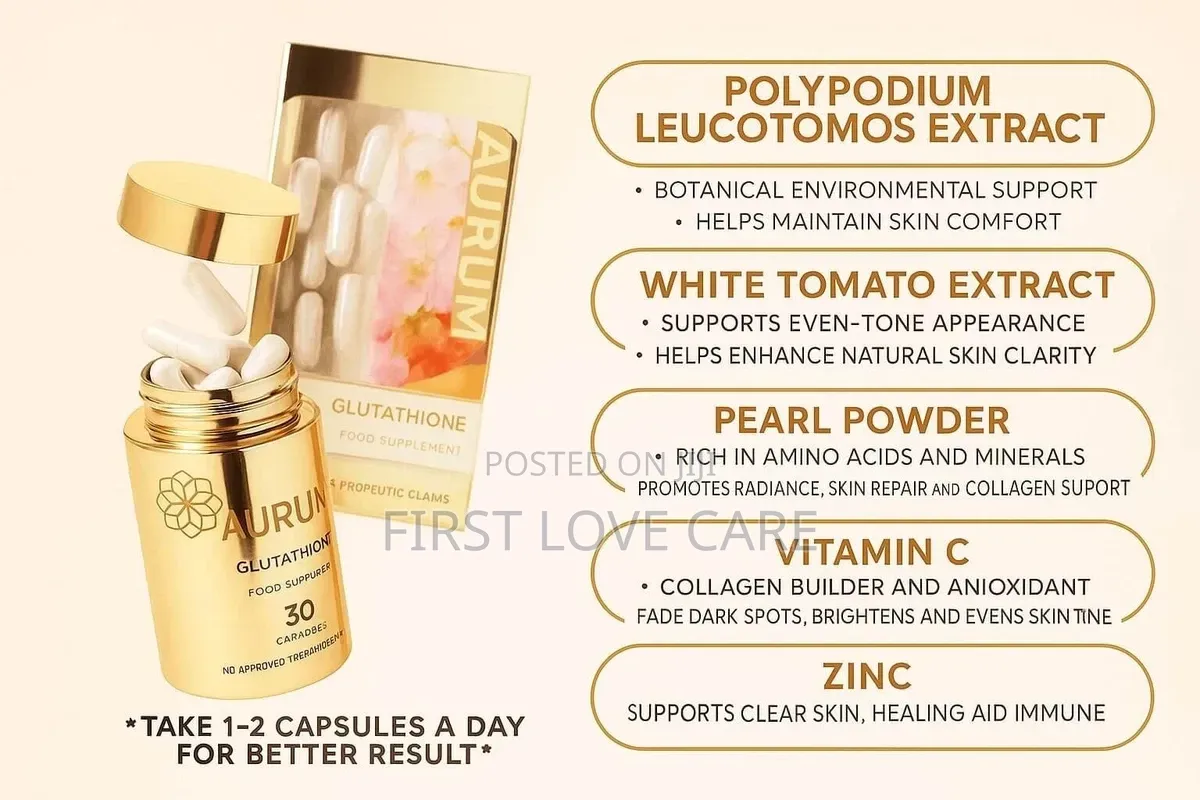 Ikari Aurum S-Acetyl Glutathione Sakura White Tomato Ceramide 30cap