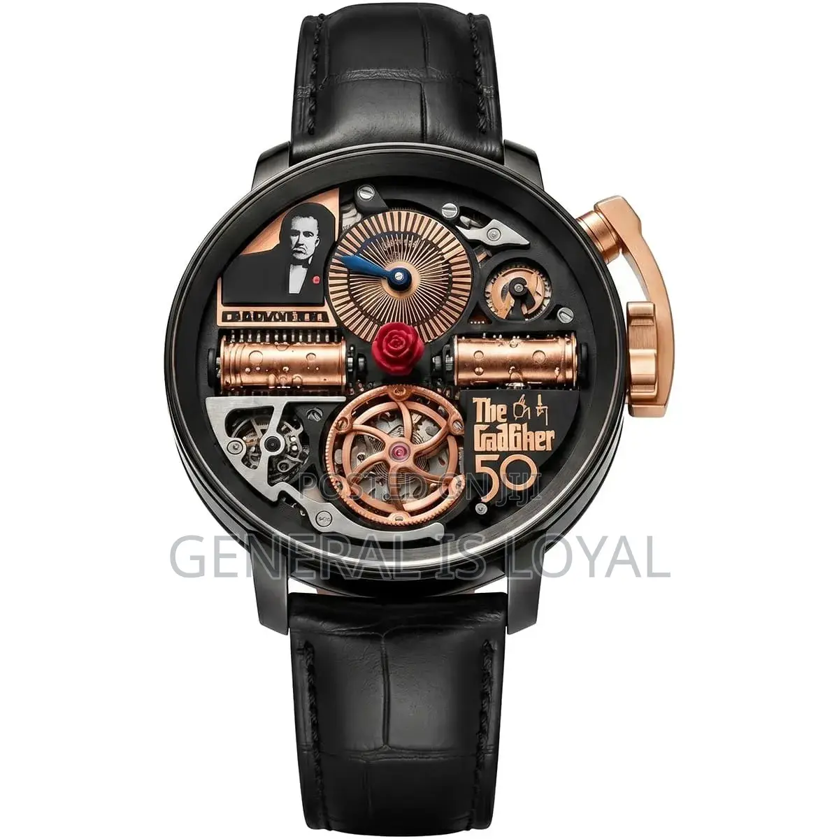 Jacob&Co.Opera Godfather Design Exposed Mechanical Dial Central Emblem