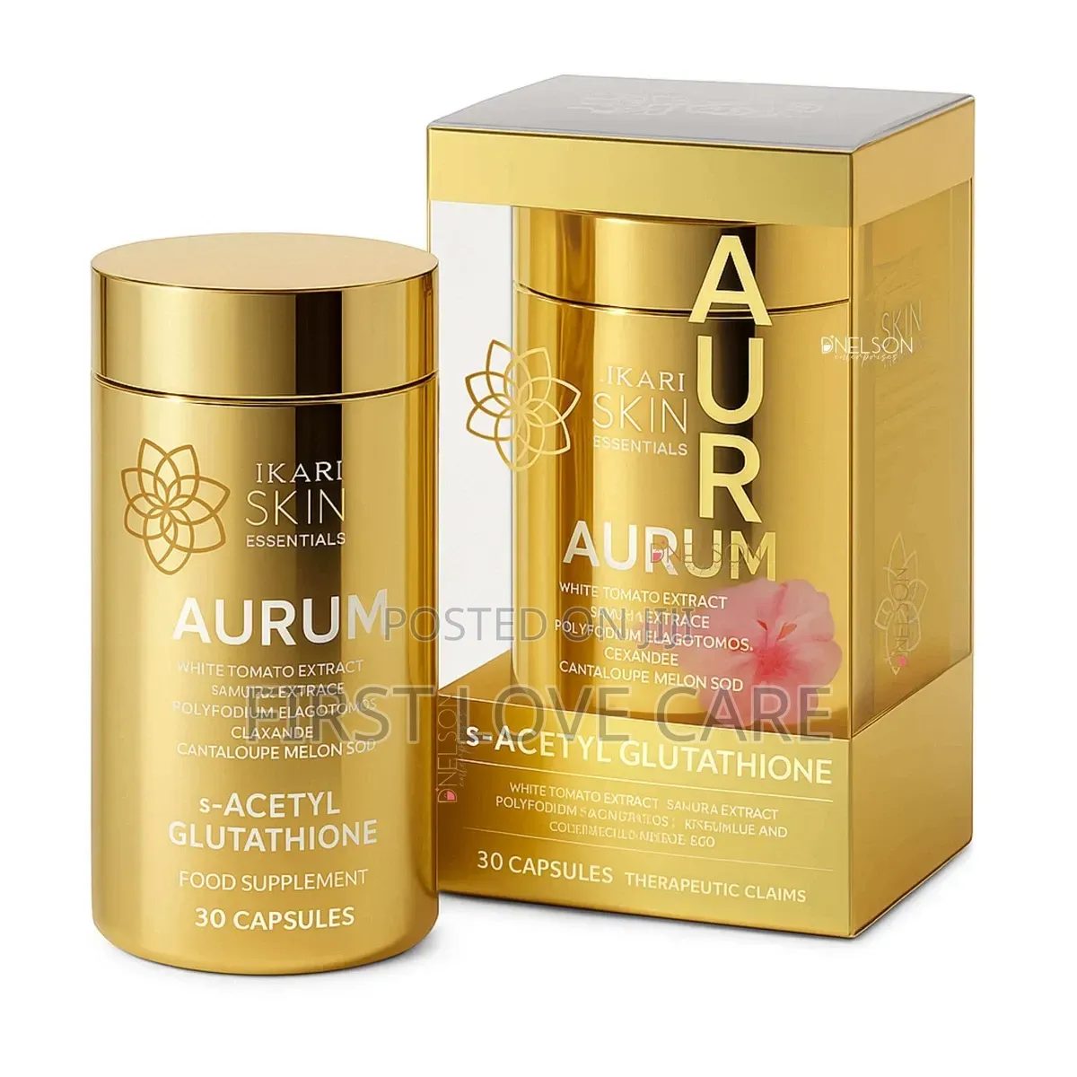 Ikari Aurum S-Acetyl Glutathione Sakura White Tomato Ceramide 30cap