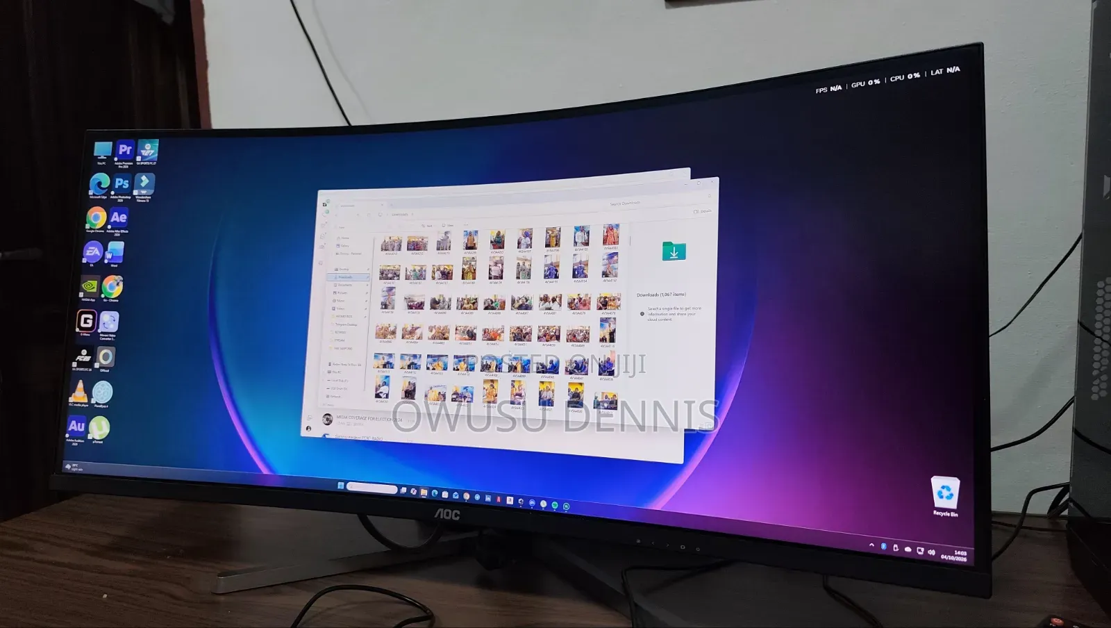 AOC 34" Ultrawide Curved HDR 10 Gaming Monitor CU34G2X - 165Hz - Neat