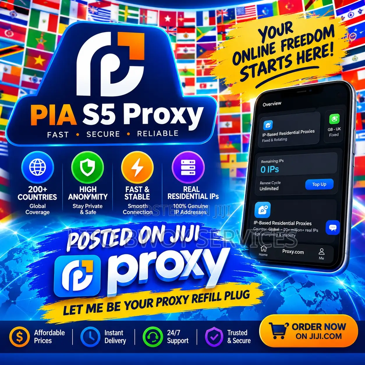 Premium SOCKS5 Proxies | Fast, Private & Globa