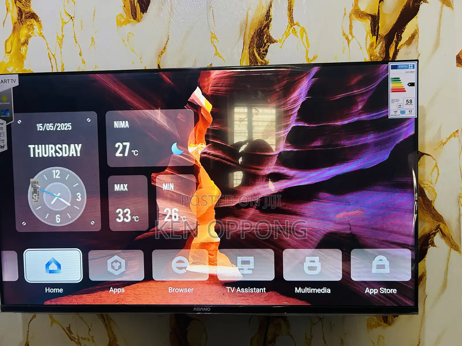 Asano Smart TV 43 Inches