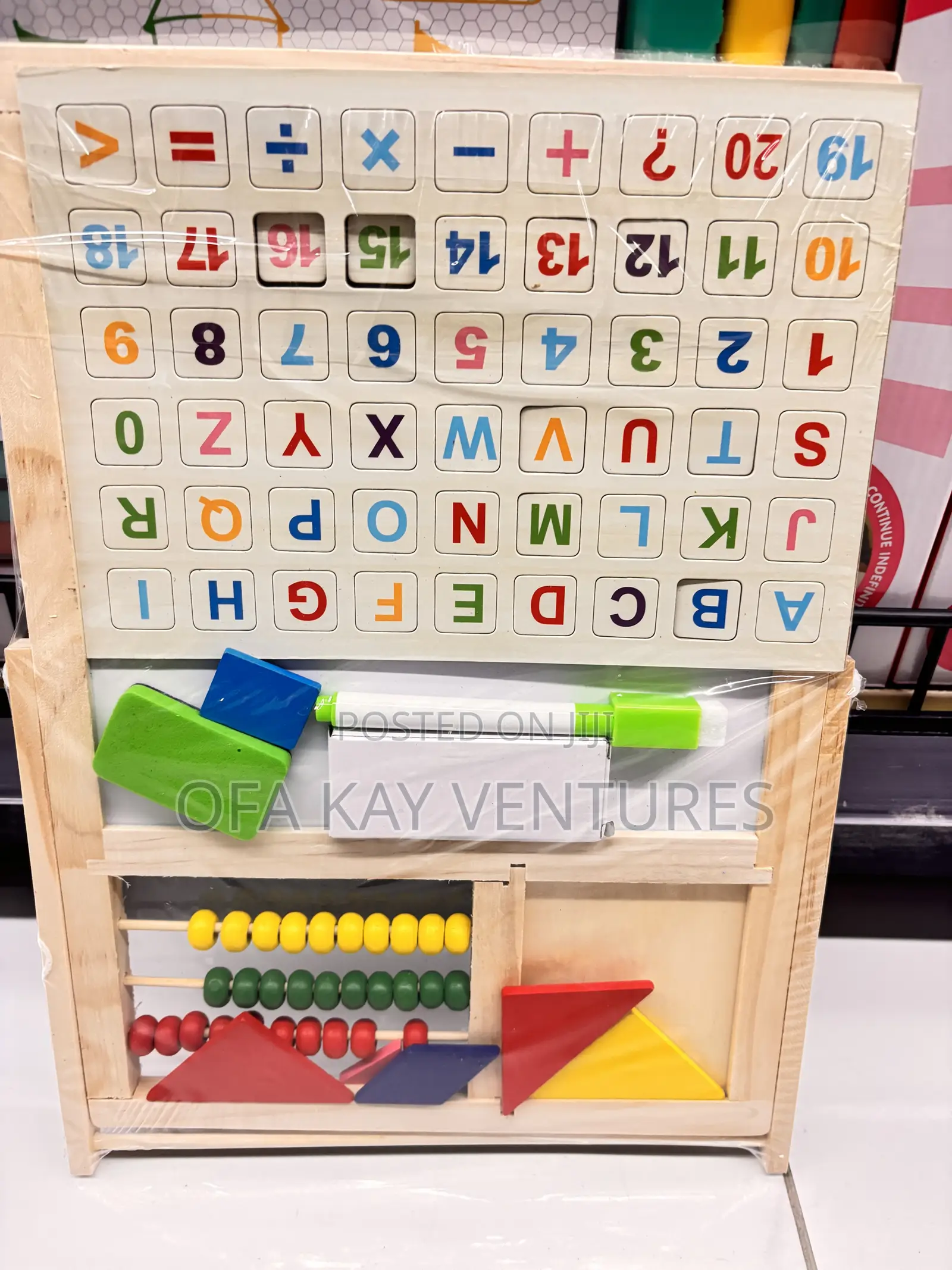 Kids Marker With Board Abacus and Alphabet