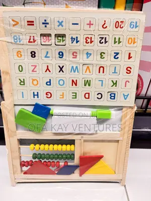 Kids Marker With Board Abacus and Alphabet