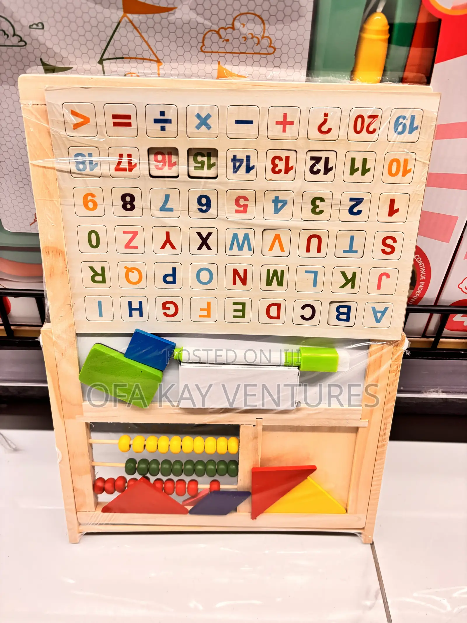 Kids Marker With Board Abacus and Alphabet