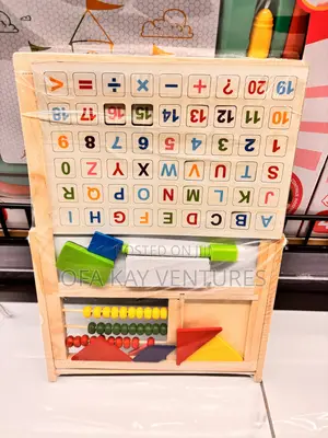Kids Marker With Board Abacus and Alphabet