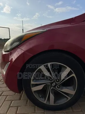 Hyundai Elantra Limited 4dr Sedan (1.8L 4cyl 6A) 2014 Red