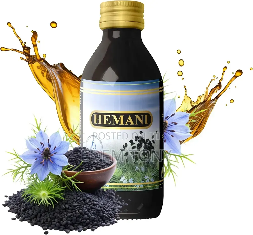 Hemani Black Seed Oil 125ml, Cold-Pressed Nigella Sativa (Kalonji)