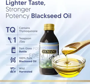 Hemani Black Seed Oil 125ml, Cold-Pressed Nigella Sativa (Kalonji)