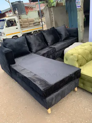 Classic Lshape Sofa Made With Foreign Materials