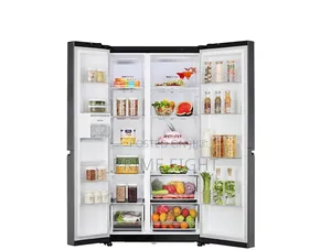 LG 674L Side-by-Side Refrigerator (GC-B257KQJW) Frost-Free
