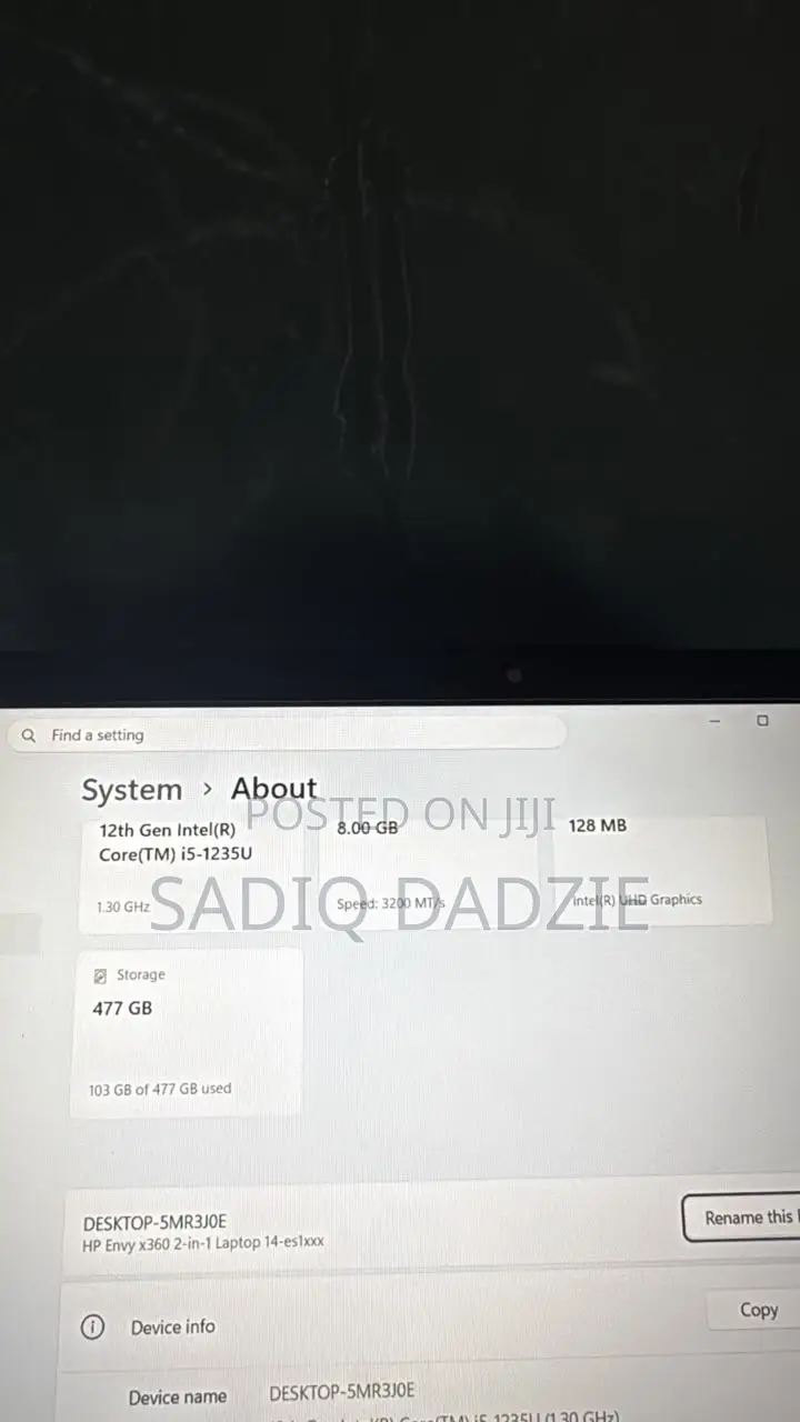 Laptop HP Elite x360 830 G10 8GB Intel Core i5 HDD+SSD 500GB