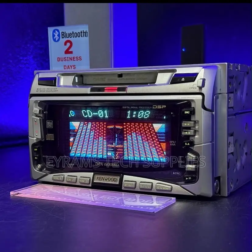 KENWOOD DPX-6100MD 2DIN CD MiniDisc Car Stereo With Bluet