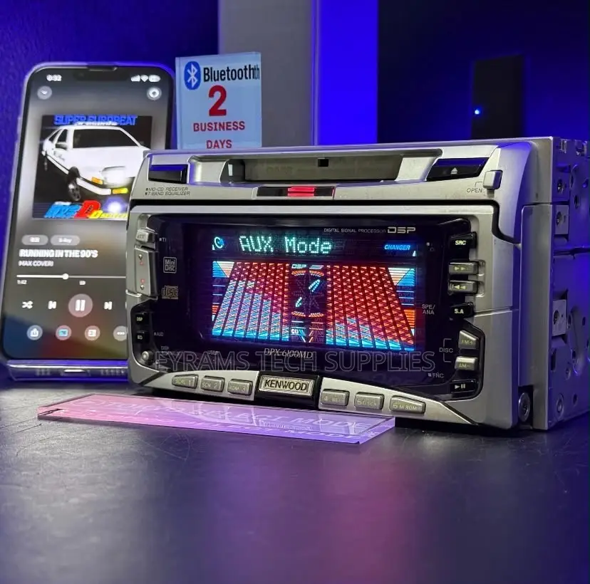 KENWOOD DPX-6100MD 2DIN CD MiniDisc Car Stereo With Bluet