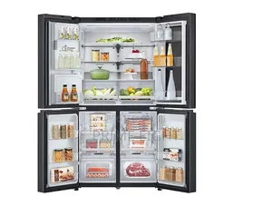 NEW LG 671L Black Glass InstaView Cross Door Refrigerator(GC-X24ffcab)
