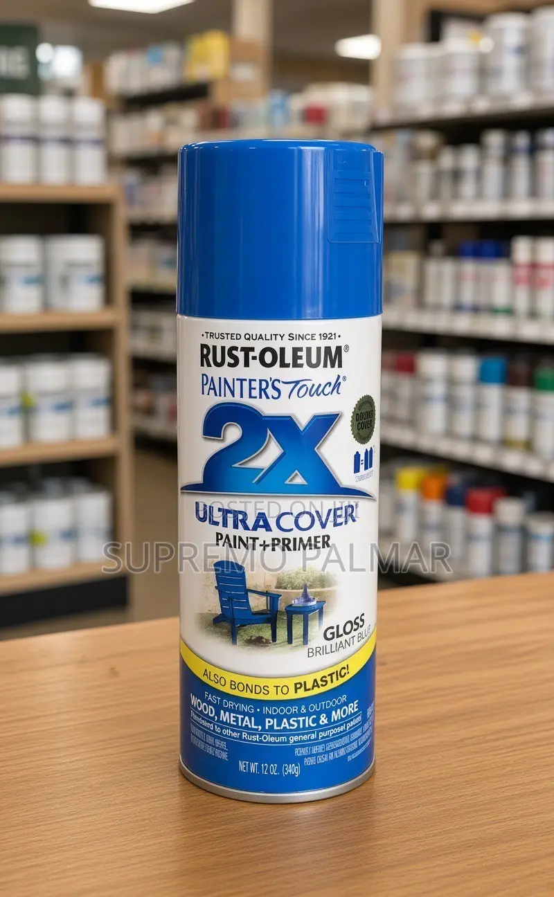 Rust-Oleum Painter's Touch 2X Ultra Cover – Gloss Brilliant Blue, 12oz