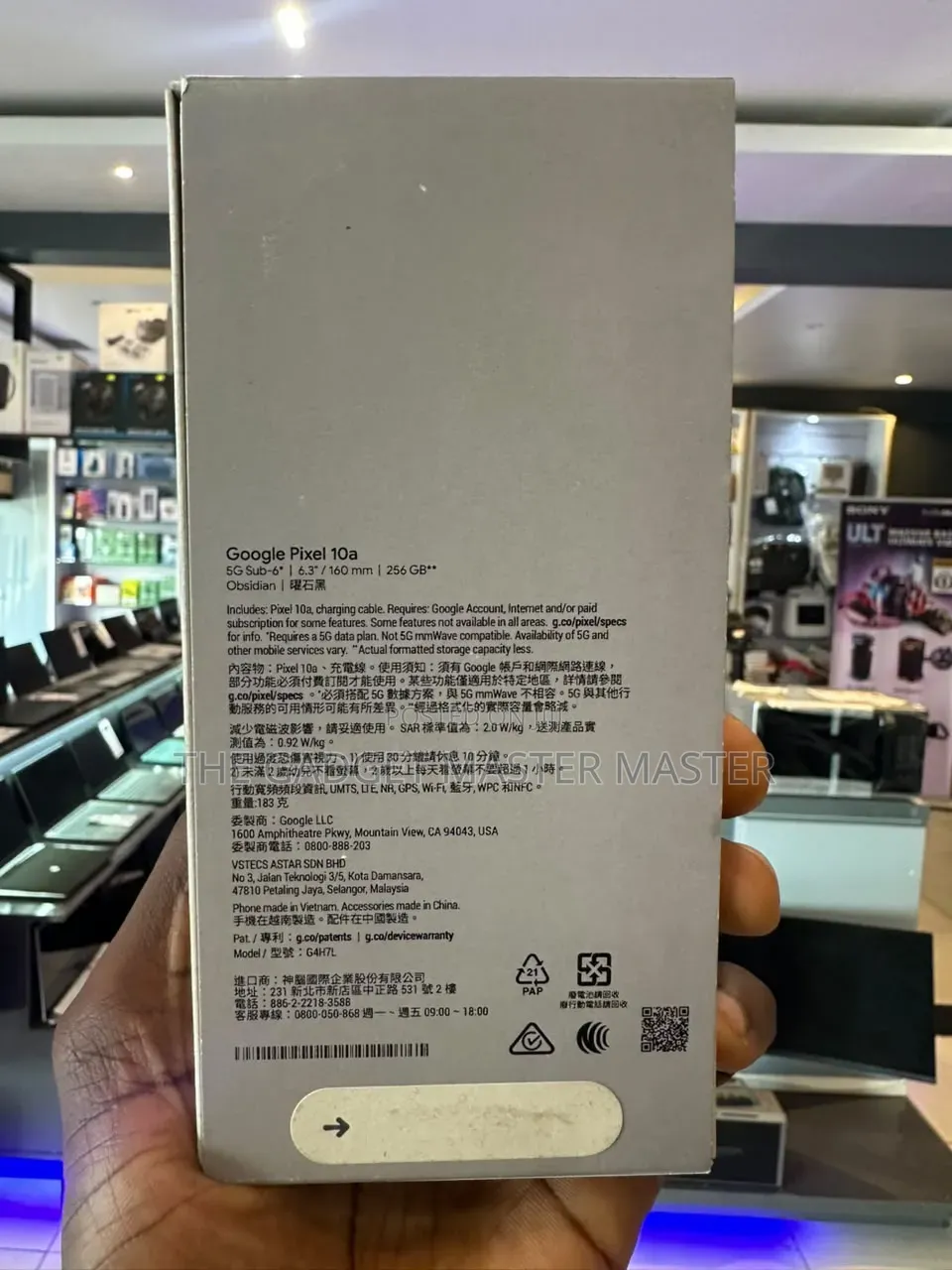 New Google Pixel 10a 256 GB Black