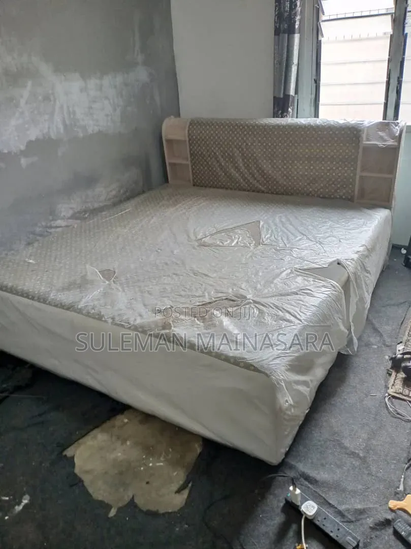 King-Size Bed Wooden