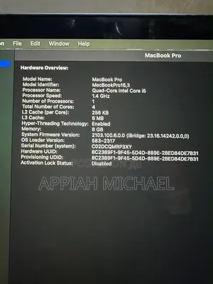 Laptop Apple MacBook Air 2022 M2 8GB Intel Core i5 SSD 256GB