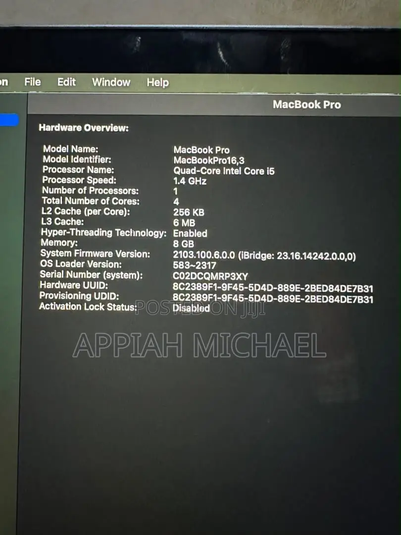 Laptop Apple MacBook Air 2022 M2 8GB Intel Core i5 SSD 256GB