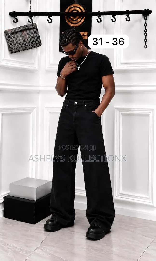 Quality Vintage Plain Baggy Jeans