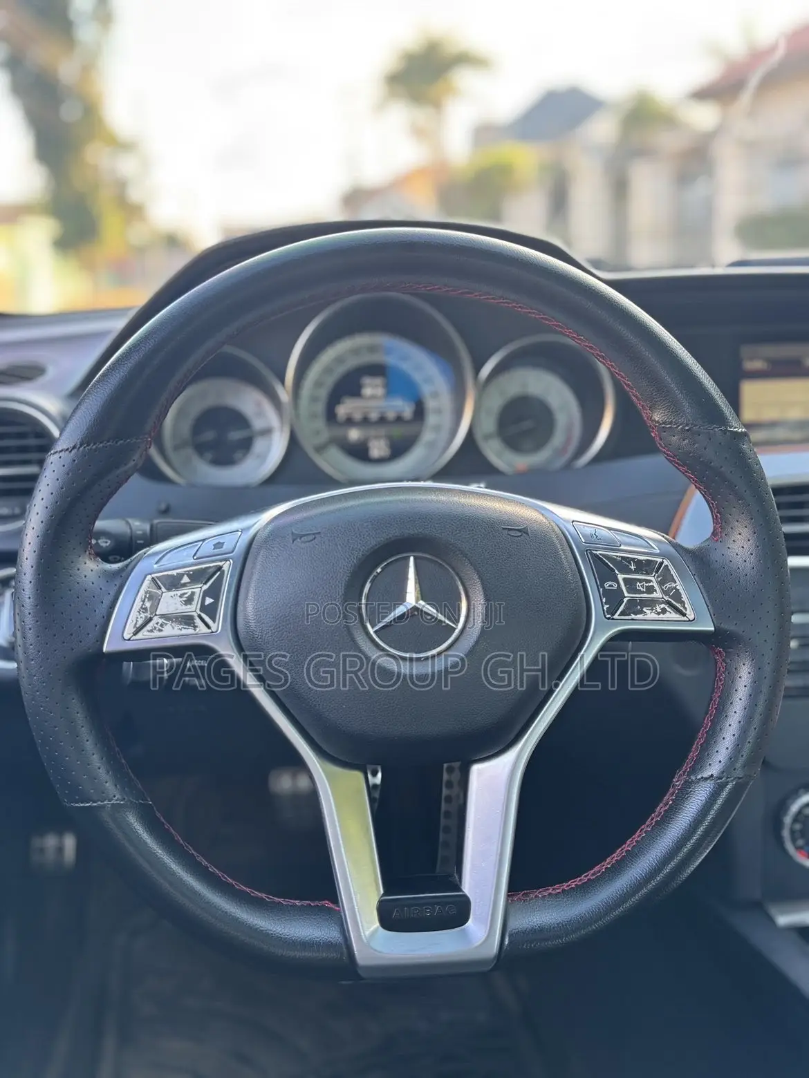 Mercedes-Benz C250 2014 Red