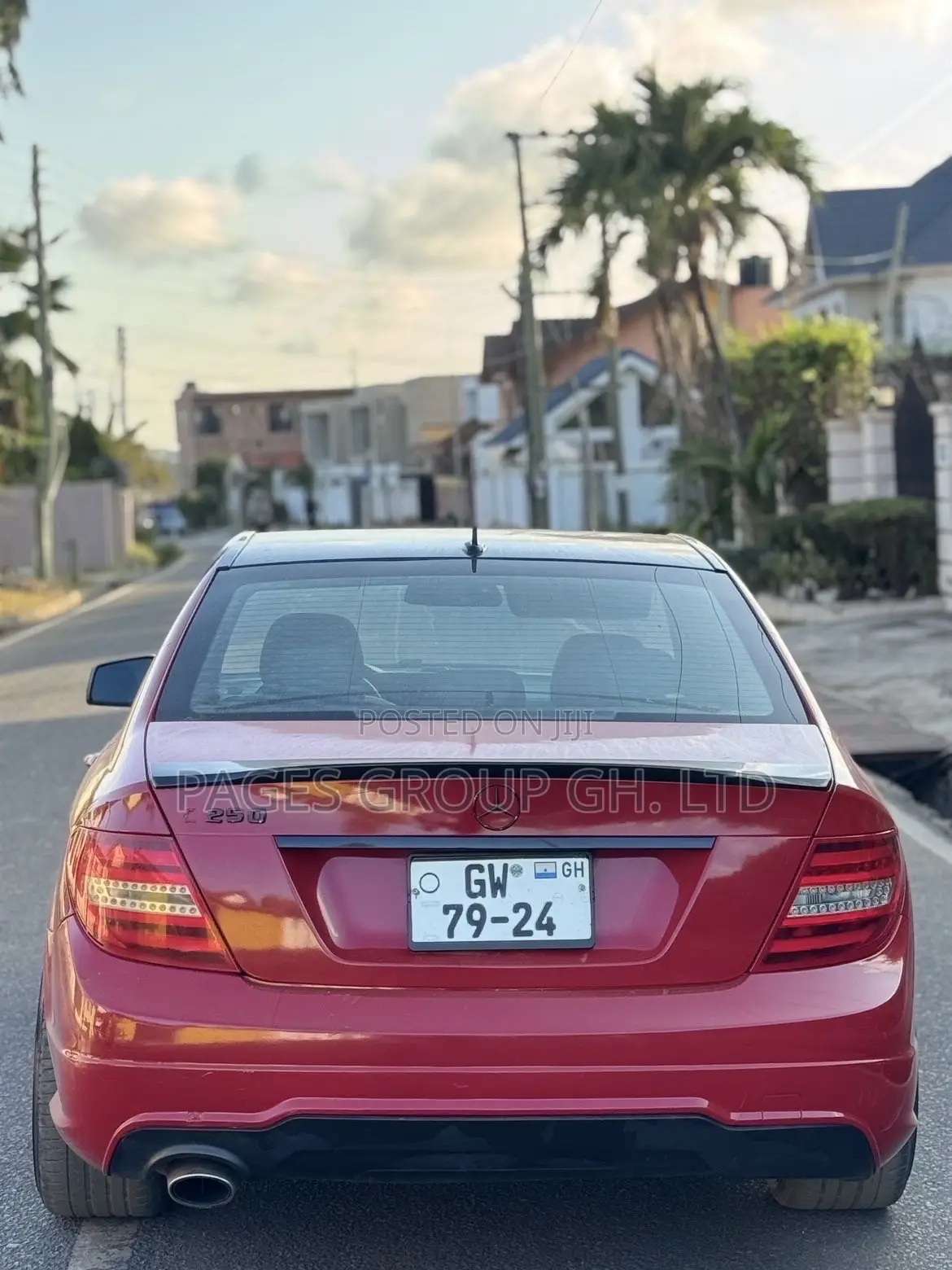 Mercedes-Benz C250 2014 Red