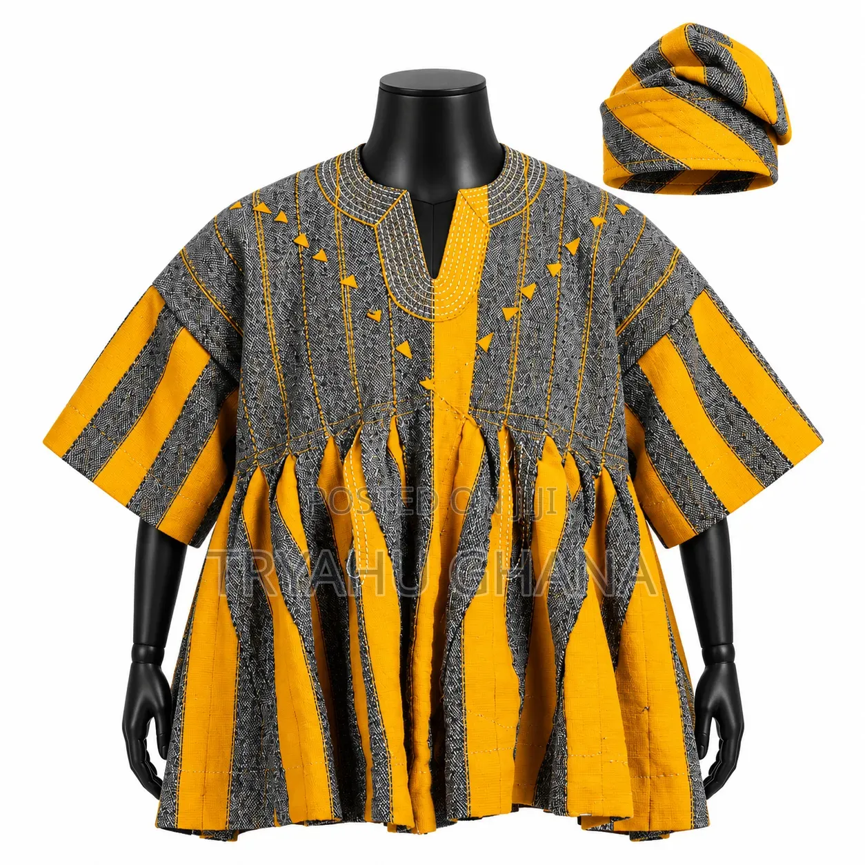 Authentic Tamale-Sourced Smock — TRYAHU Ghana