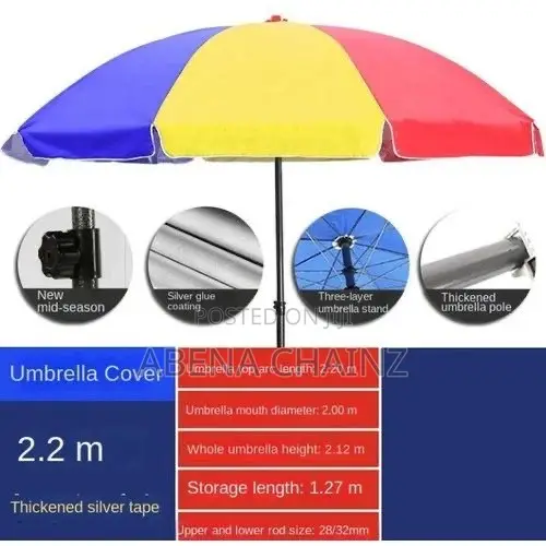 Large Umbrella for Sunshade Multicolored ( 10 Pieces =160)