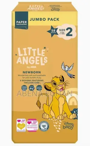 Little Angels Diapers Size 1&2 Available