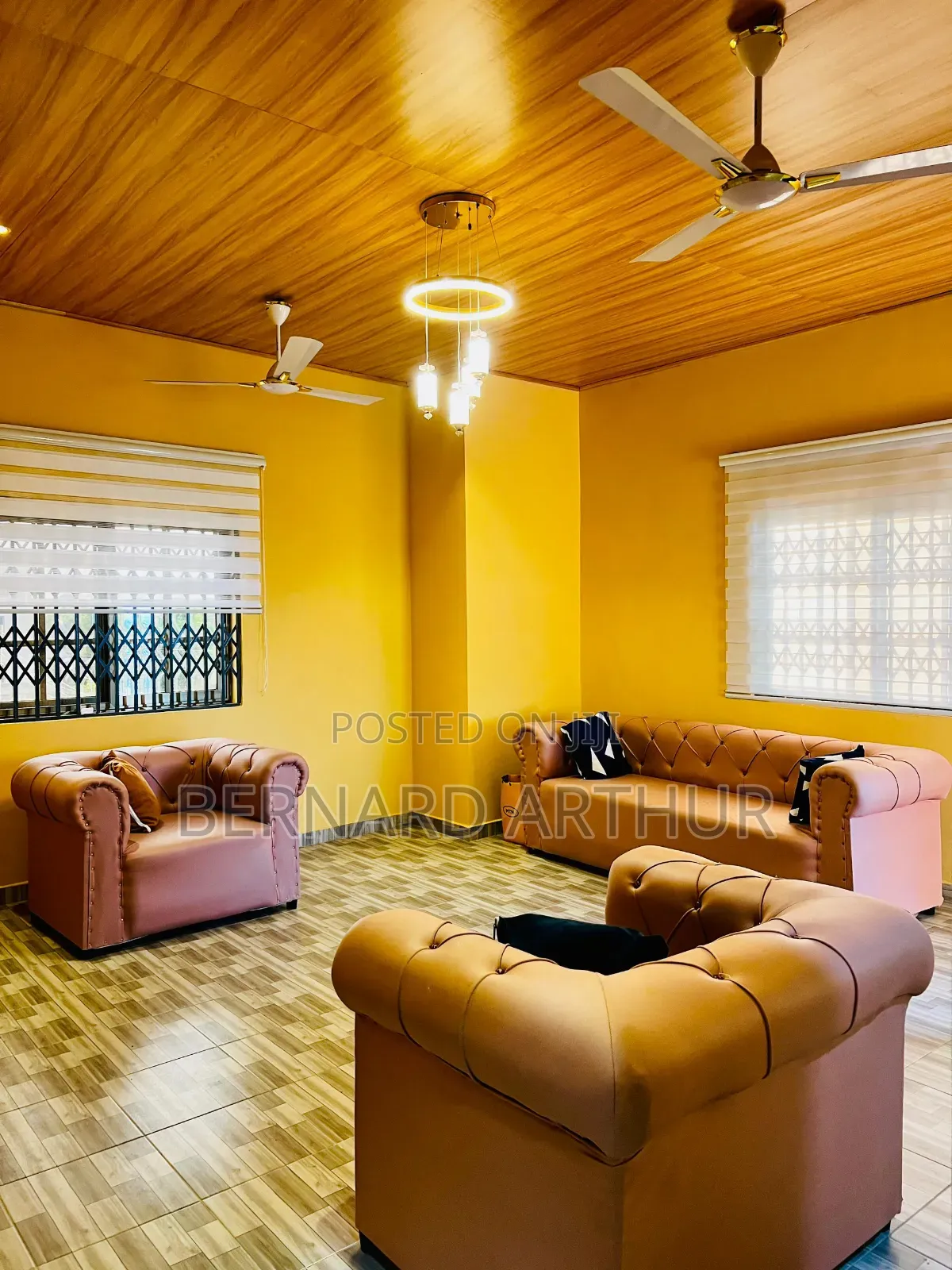 Furnished 1bdrm House in Bernard Agency, Amasaman for rent