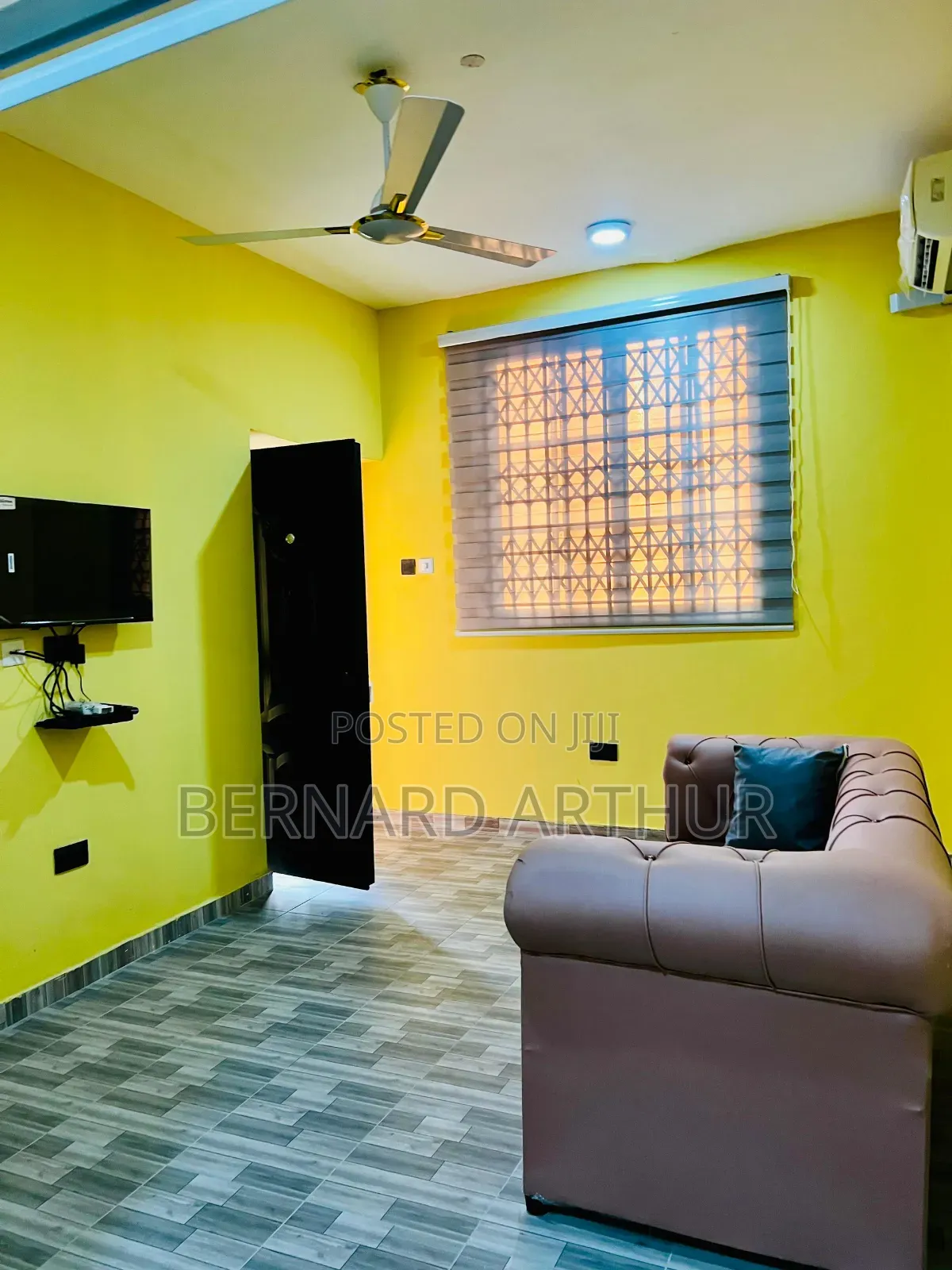 Furnished 1bdrm House in Bernard Agency, Amasaman for rent