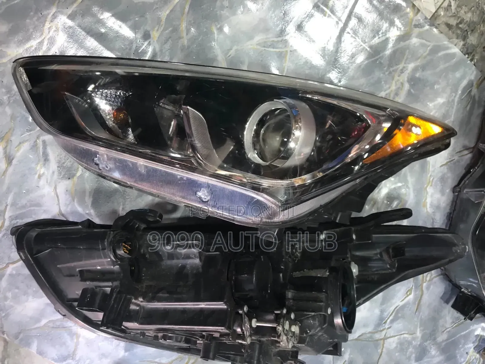  Hyundai Santa Fe 2017, 2018 Headlight – Premium OEM | Foreign Used