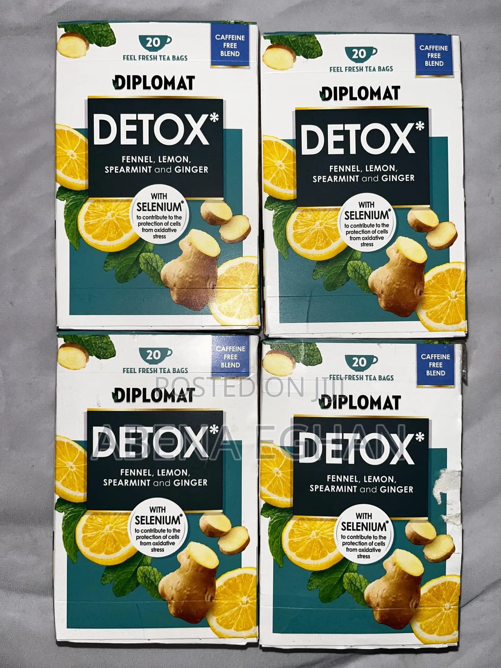 Diplomat Detox* Fennel, Lemon, Spearmint and Ginger
