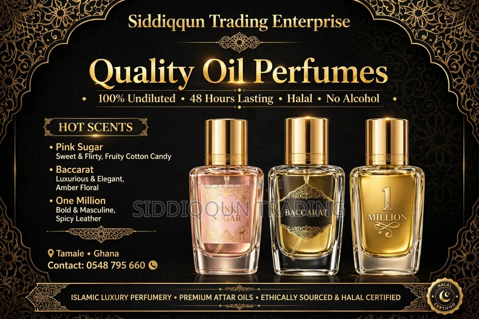 Siddiqqun Trading Enterprise - No.1 Perfume Oil Store in Tamale