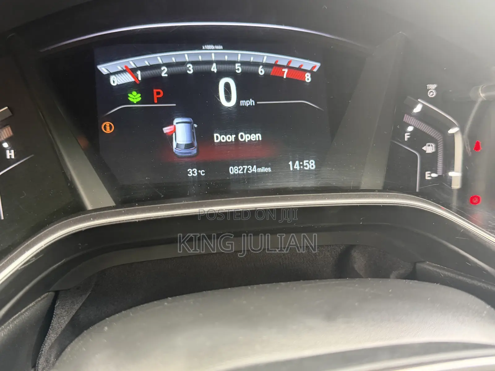 Honda CR-V Touring AWD 2018 Red